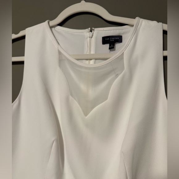 The Limited Petite White Dress Size 8 NWT - Picture 5 of 5